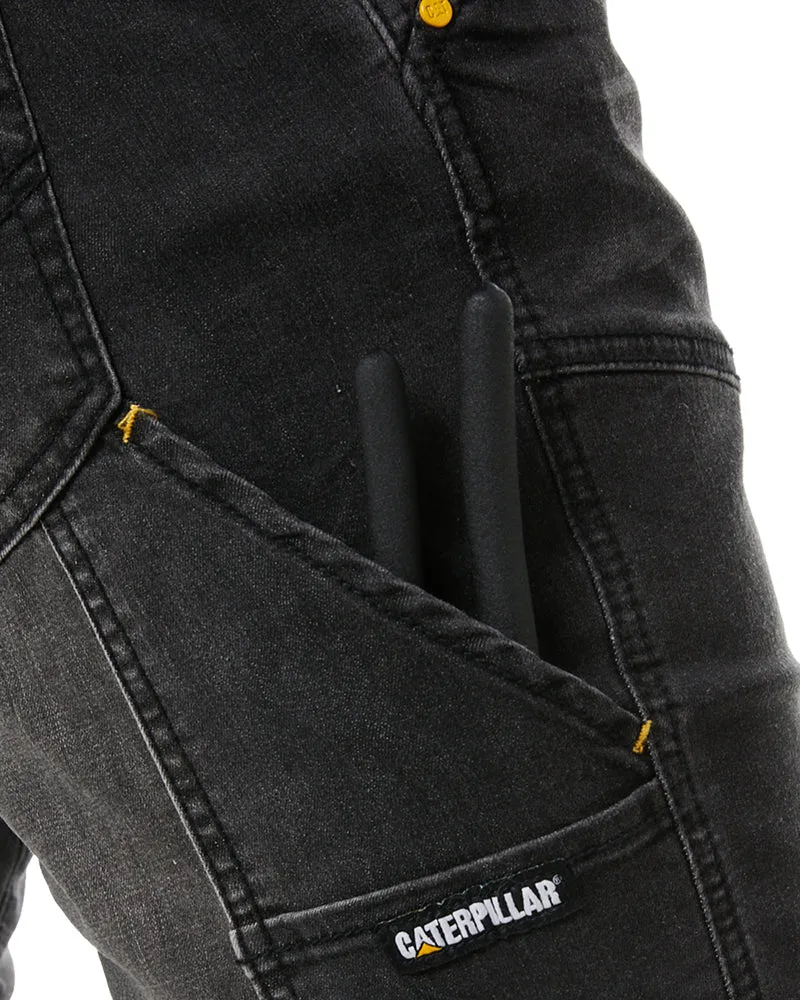 Dynamic Denim Pant - Black