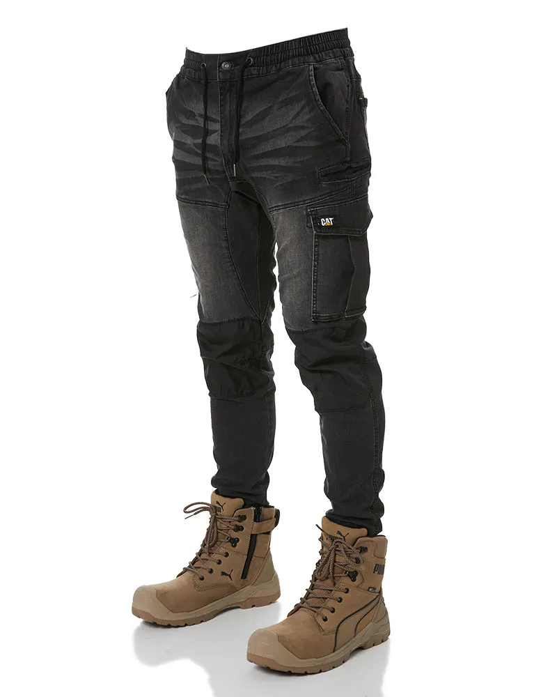 Dynamic Denim Pant - Black