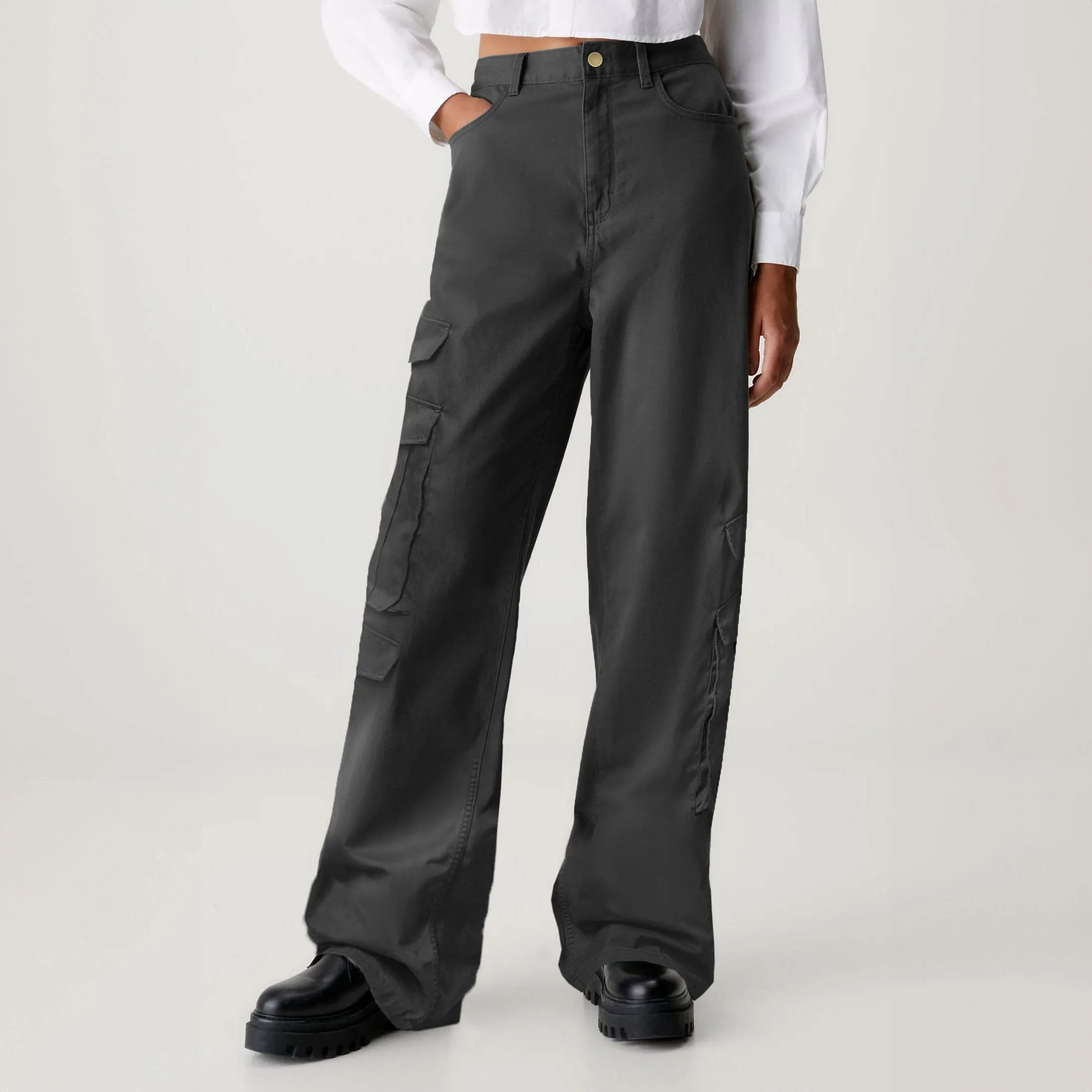 East West Women’s Wide Leg Cargo Pants