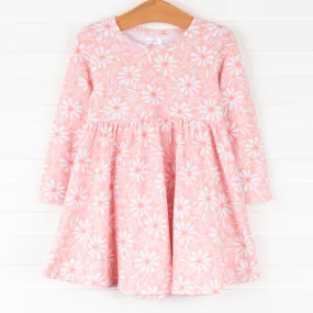 Faye Dress, Peach Floral