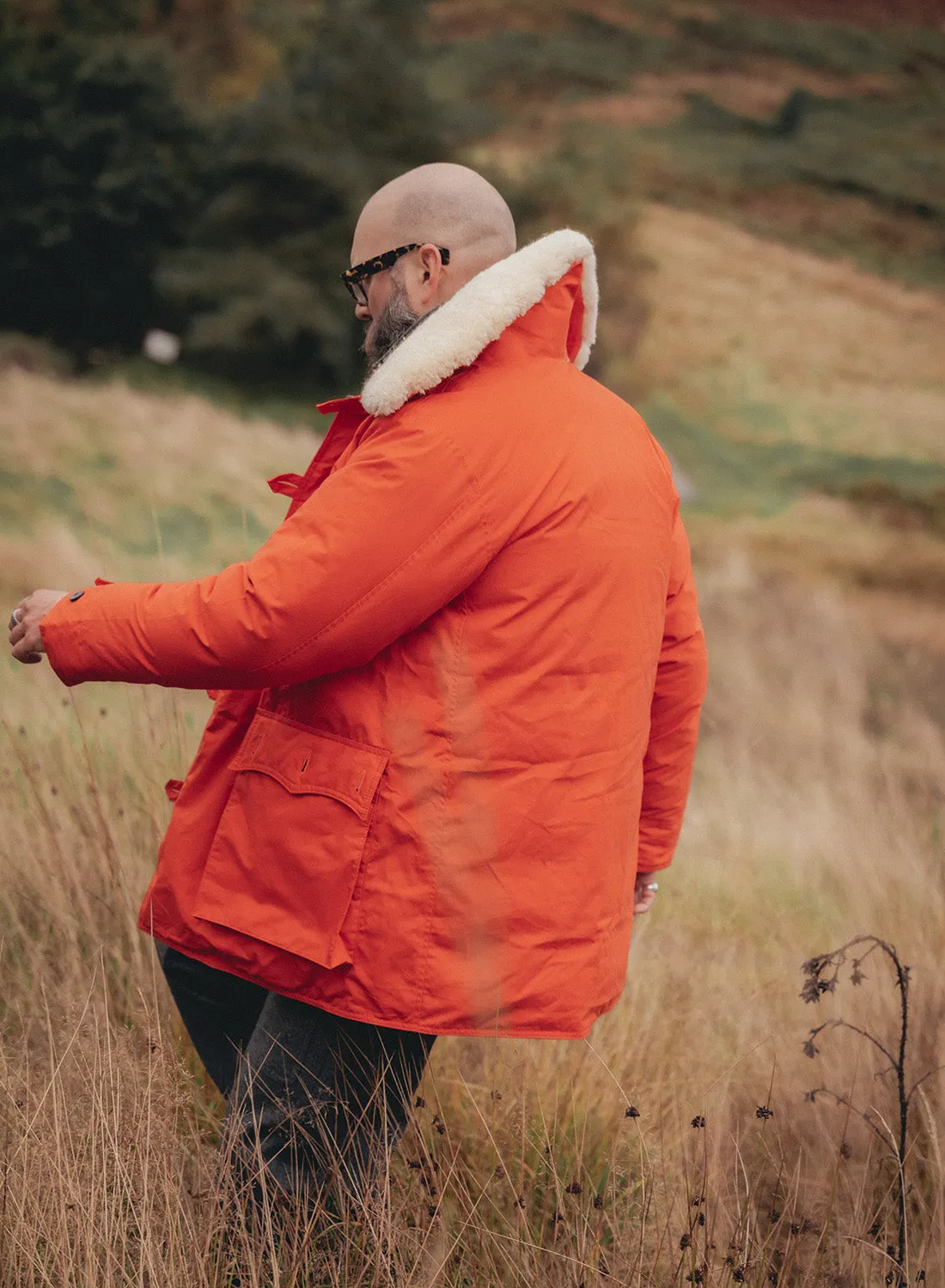 Finch Parka in Orange