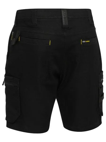 Flex & Move Stretch Denim Zip Cargo Shorts  - BSHC1335