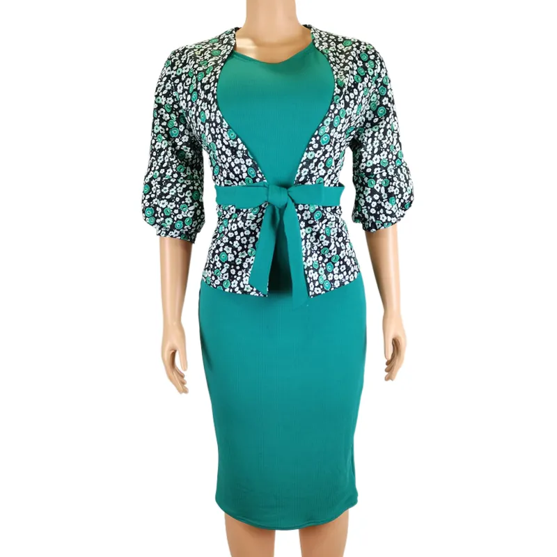 Floral Collection Office Dress-Culture Heaven Special