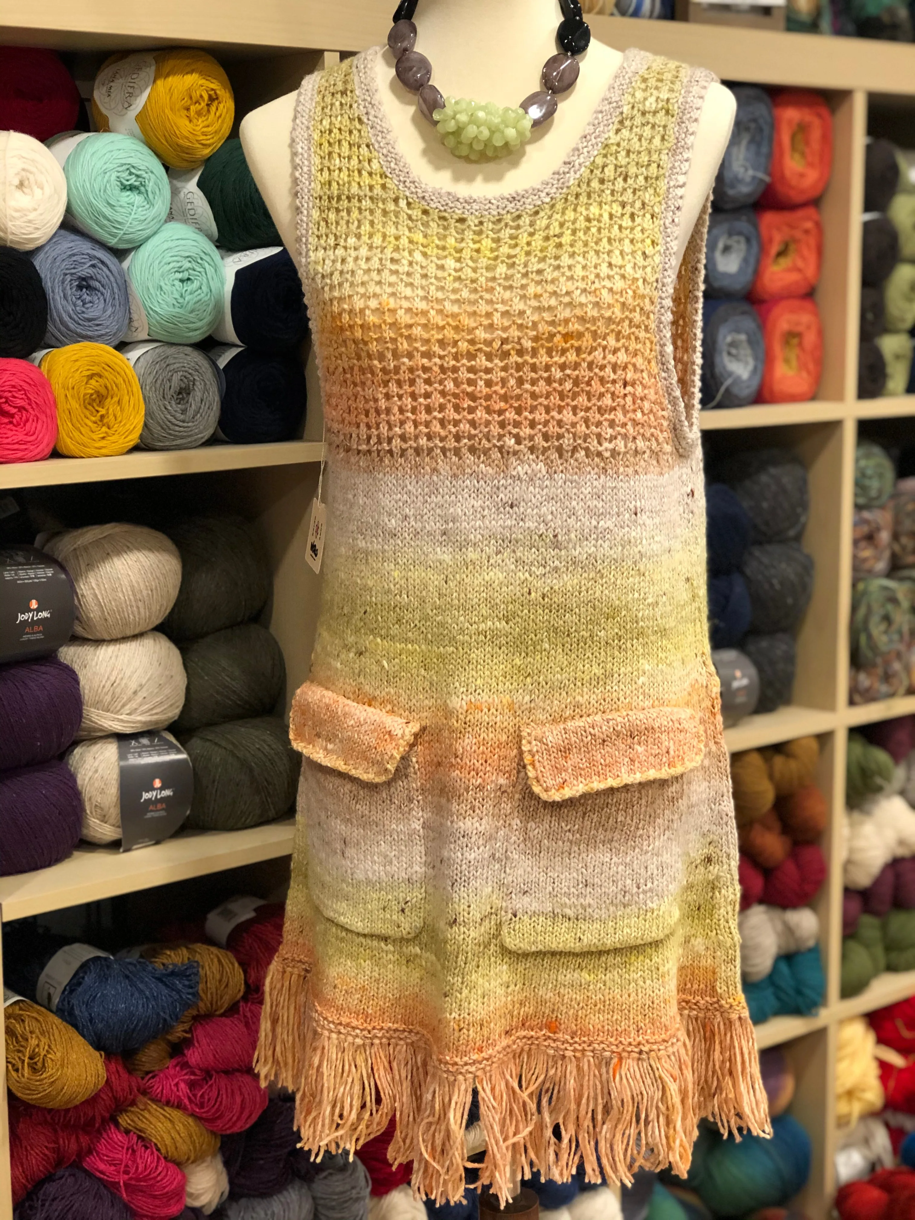 Fringed Dress - Noro Akari