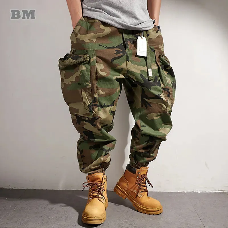 Function Camouflage Military Cargo Pants - High Quality Baggy Joggers