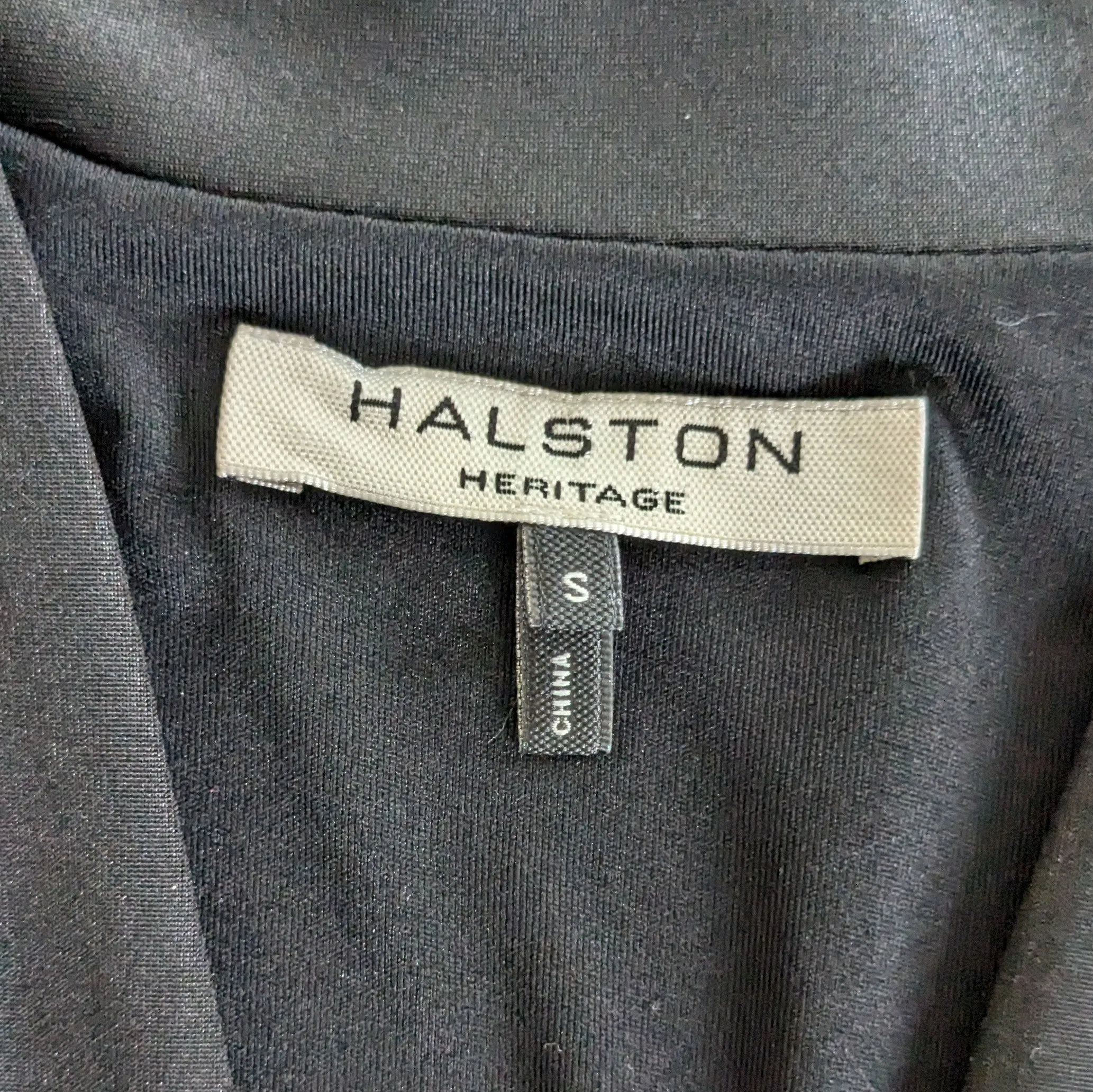 Halston Heritage Black Maxi Dress Size Small