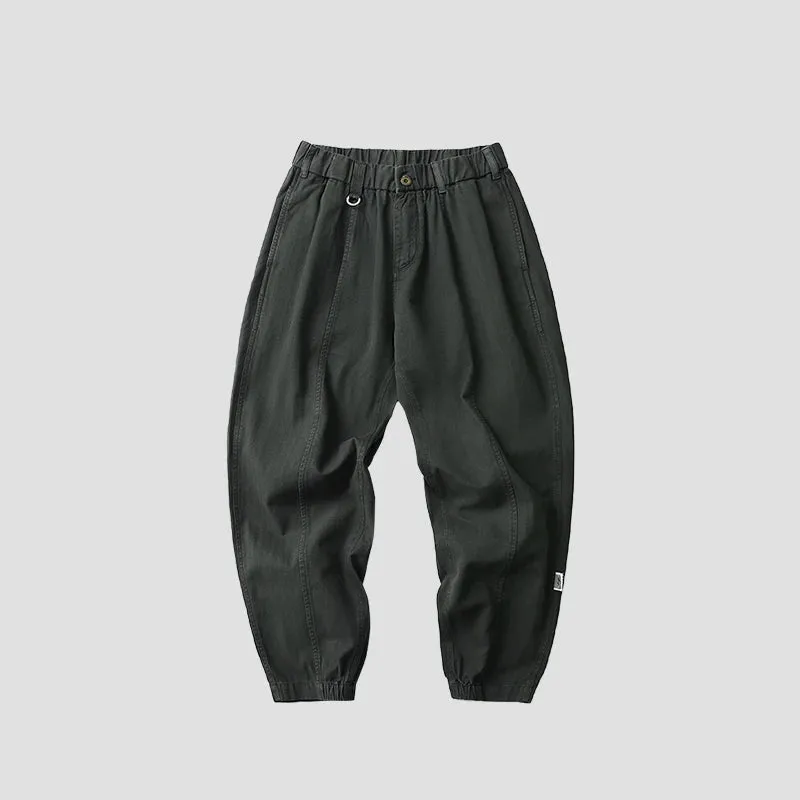 High Quality Brown Cargo Pants Men's Streetwear