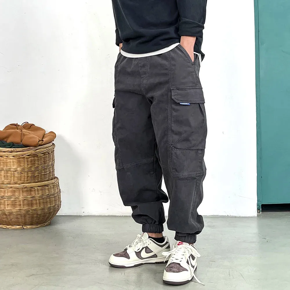 High Quality Streetwear Cargo Pants - Japanese Casual Jogging Pants - Loose Trousers