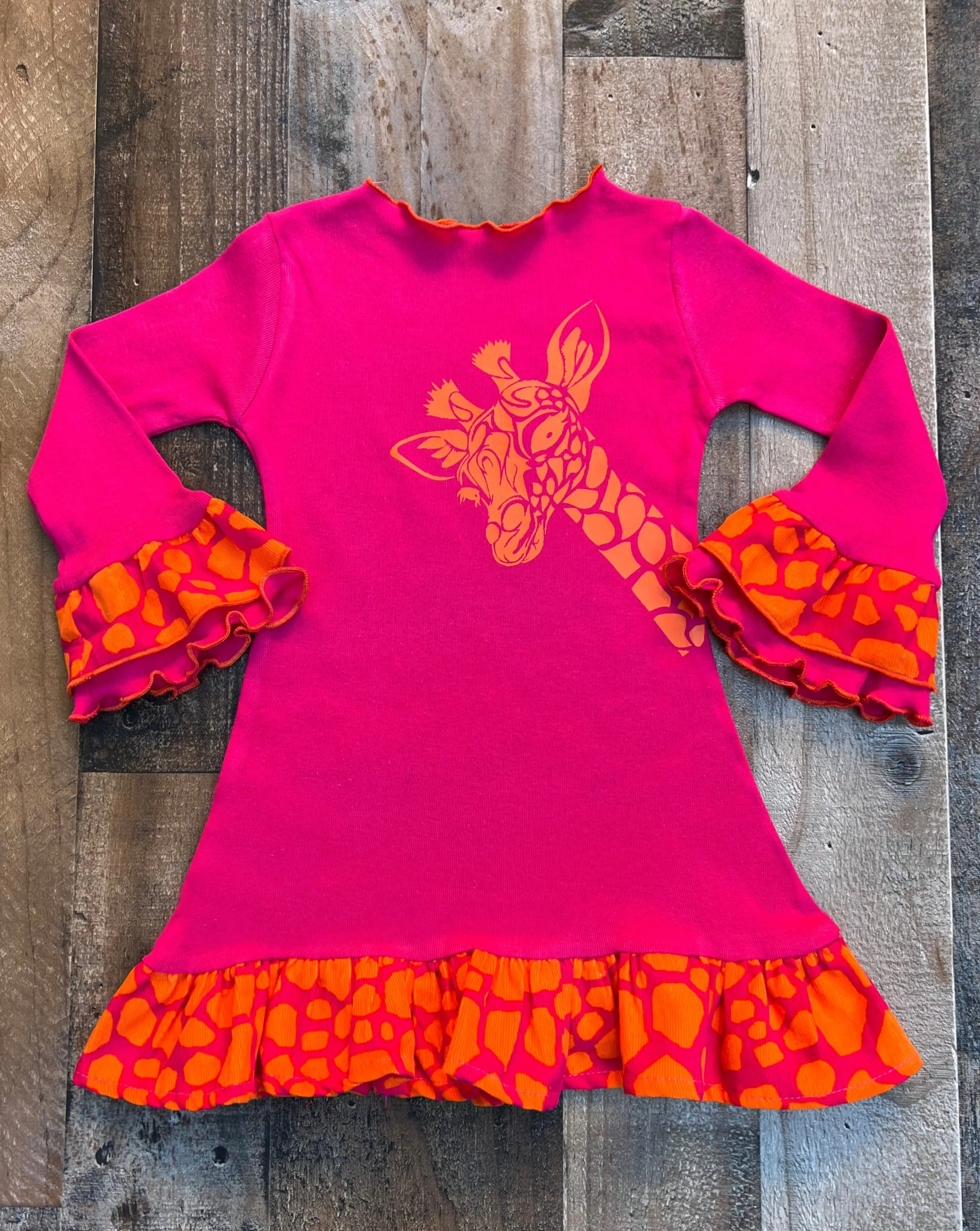 Hot Pink Giraffe Dress