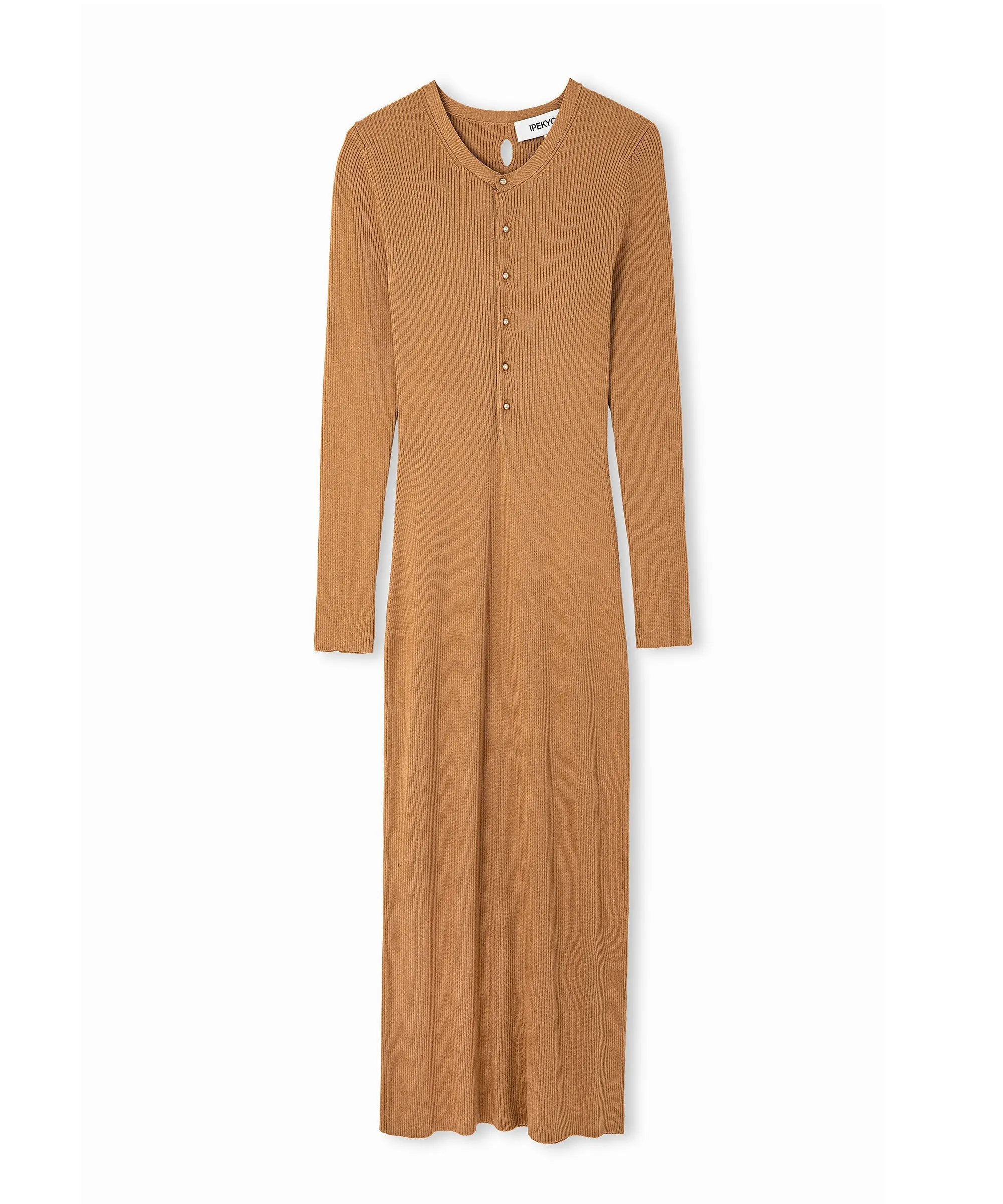 Ipekyol Cutout Knit Dress Camel