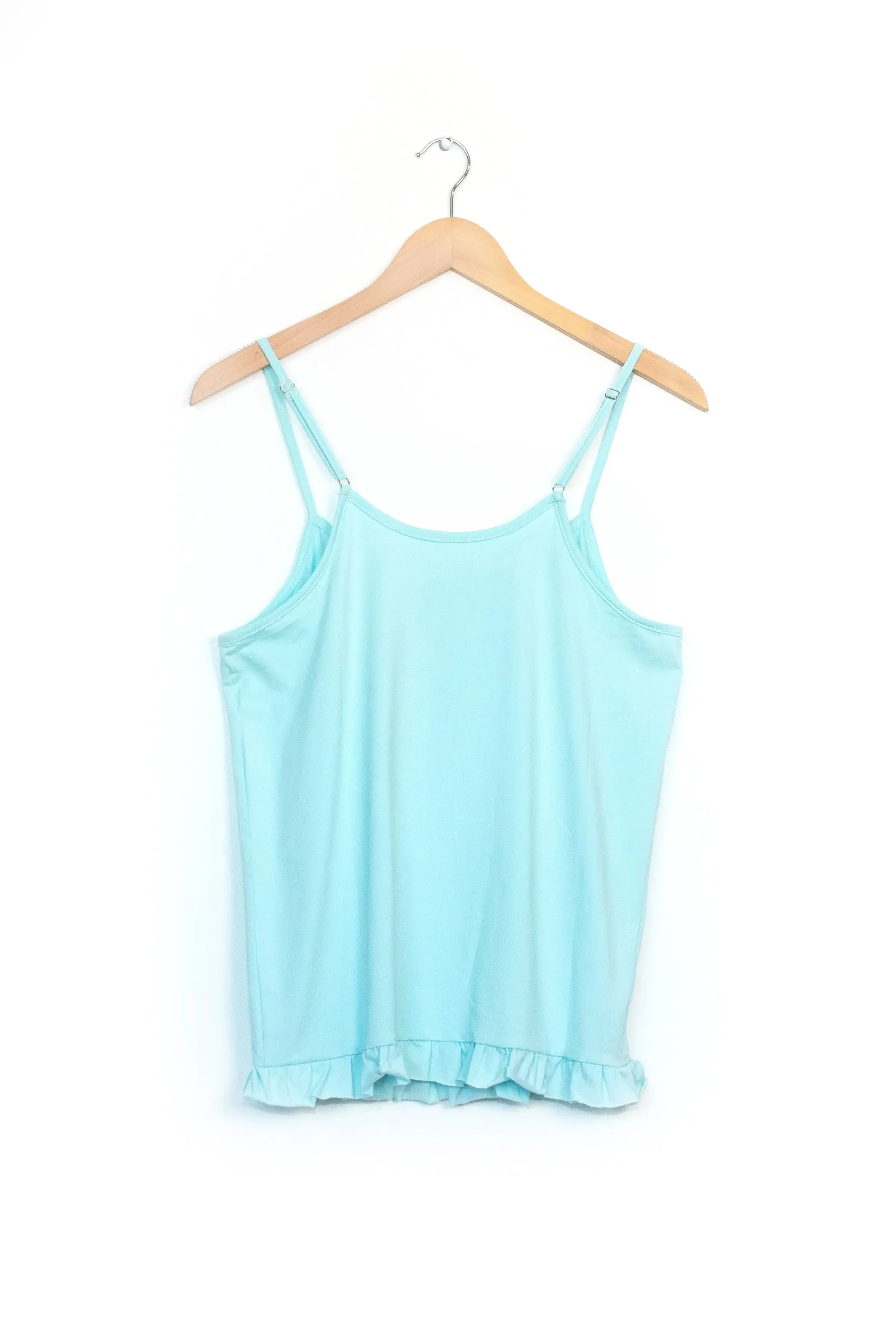 Isla Frilled Aqua Cami