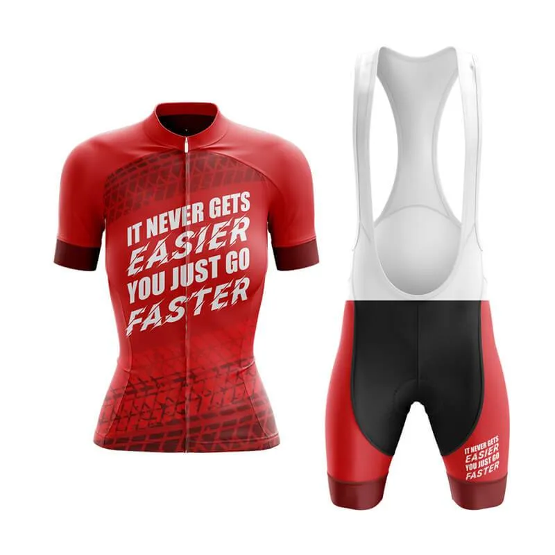 It never gets easier, you just go faster (V3) Club Cycling Kit