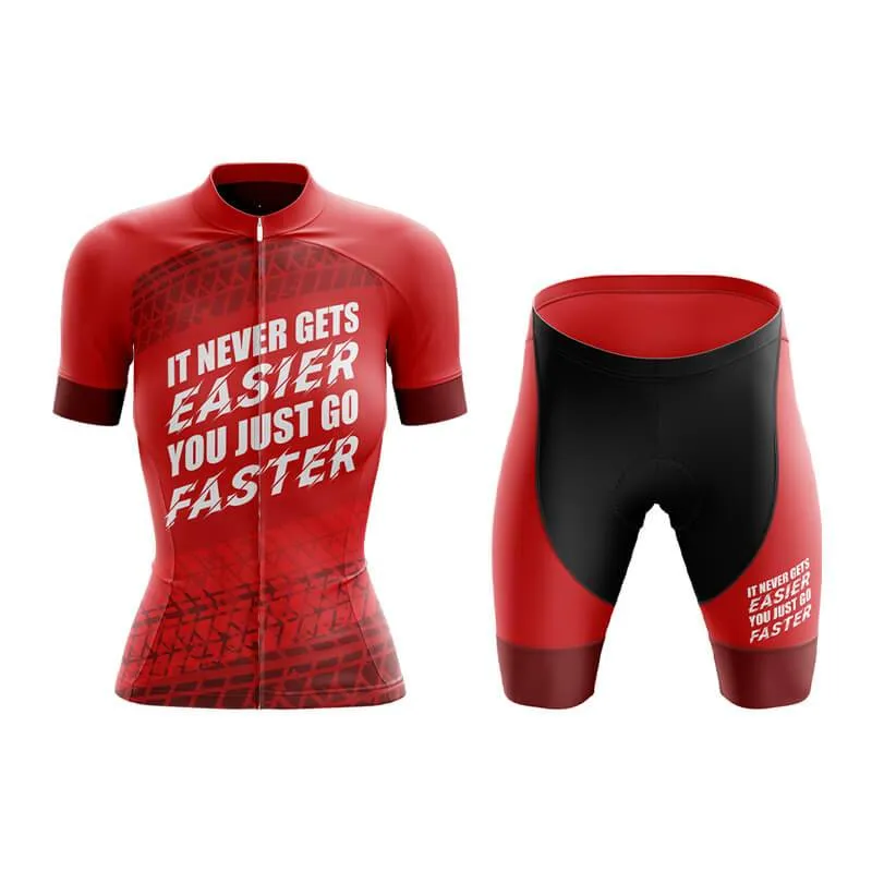 It never gets easier, you just go faster (V3) Club Cycling Kit