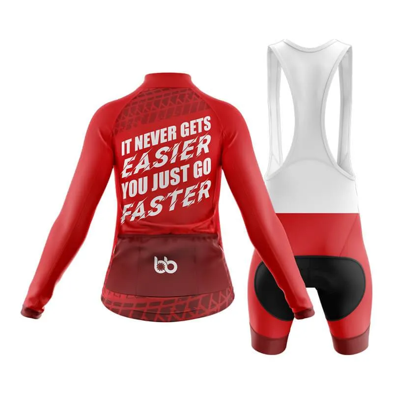 It never gets easier, you just go faster (V3) Club Cycling Kit