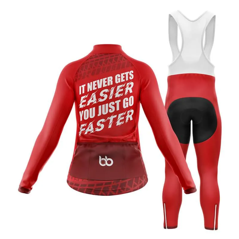 It never gets easier, you just go faster (V3) Club Cycling Kit