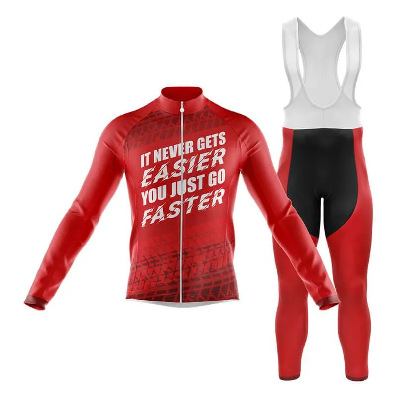 It never gets easier, you just go faster (V3) Club Cycling Kit