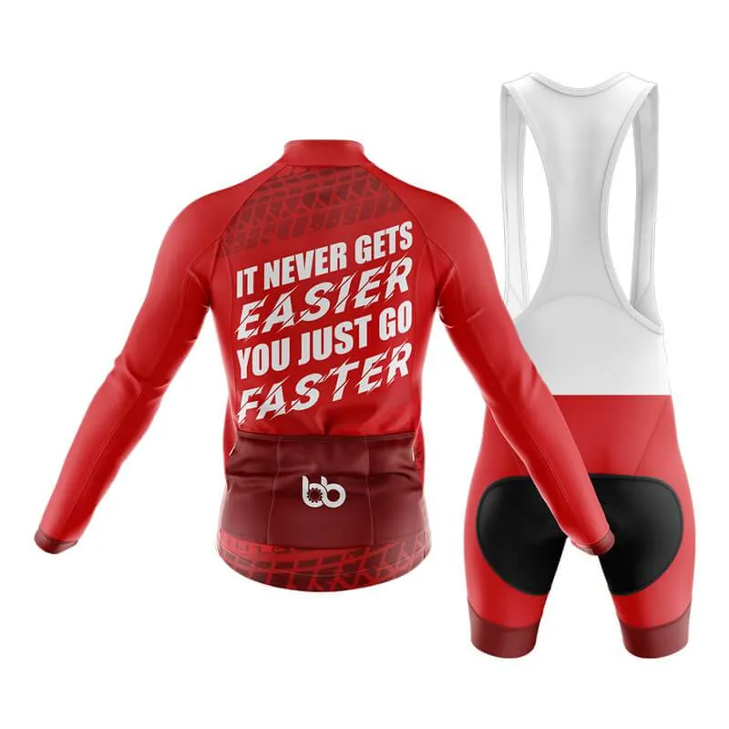 It never gets easier, you just go faster (V3) Club Cycling Kit