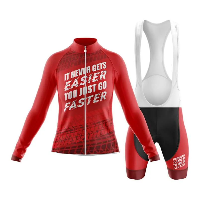 It never gets easier, you just go faster (V3) Club Cycling Kit