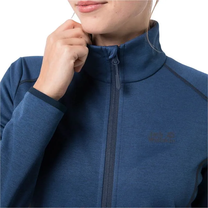 Jack Wolfskin Horizon Women's Full Zip Fleece Jacket - Dark Indigo