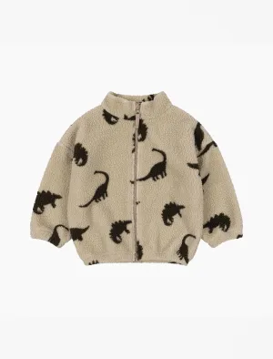 Jody Teddy Fleece Jacket in Dino