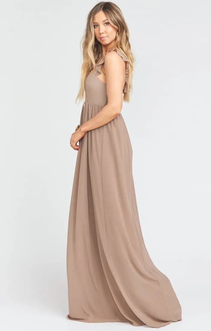 June Maxi Dress ~ Dune Chiffon