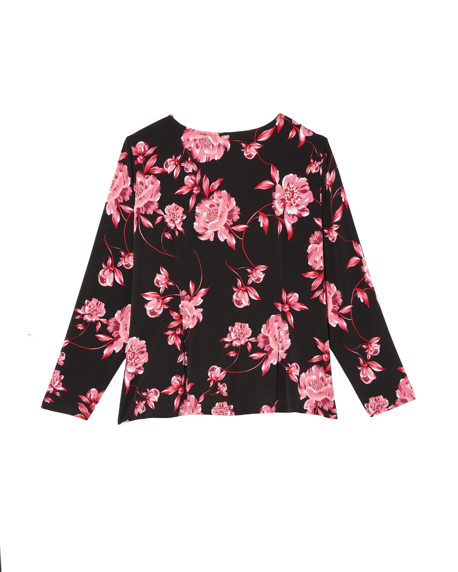 Kana Jersey Top | Black / Pink