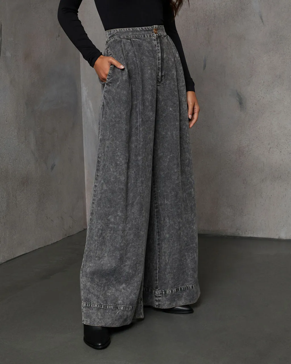 Kinslei High Rise Wide Leg Pants