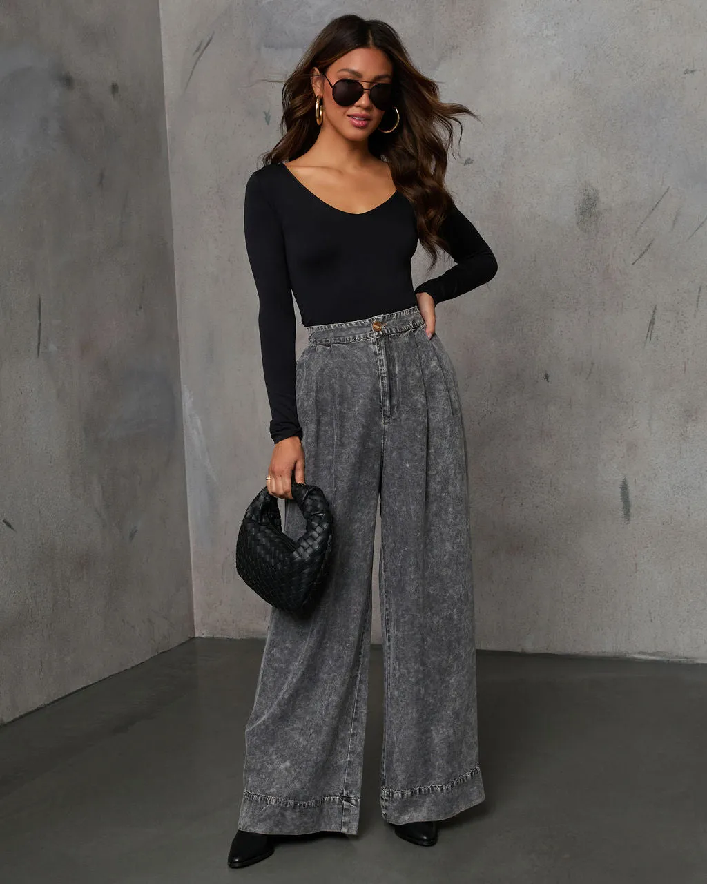 Kinslei High Rise Wide Leg Pants