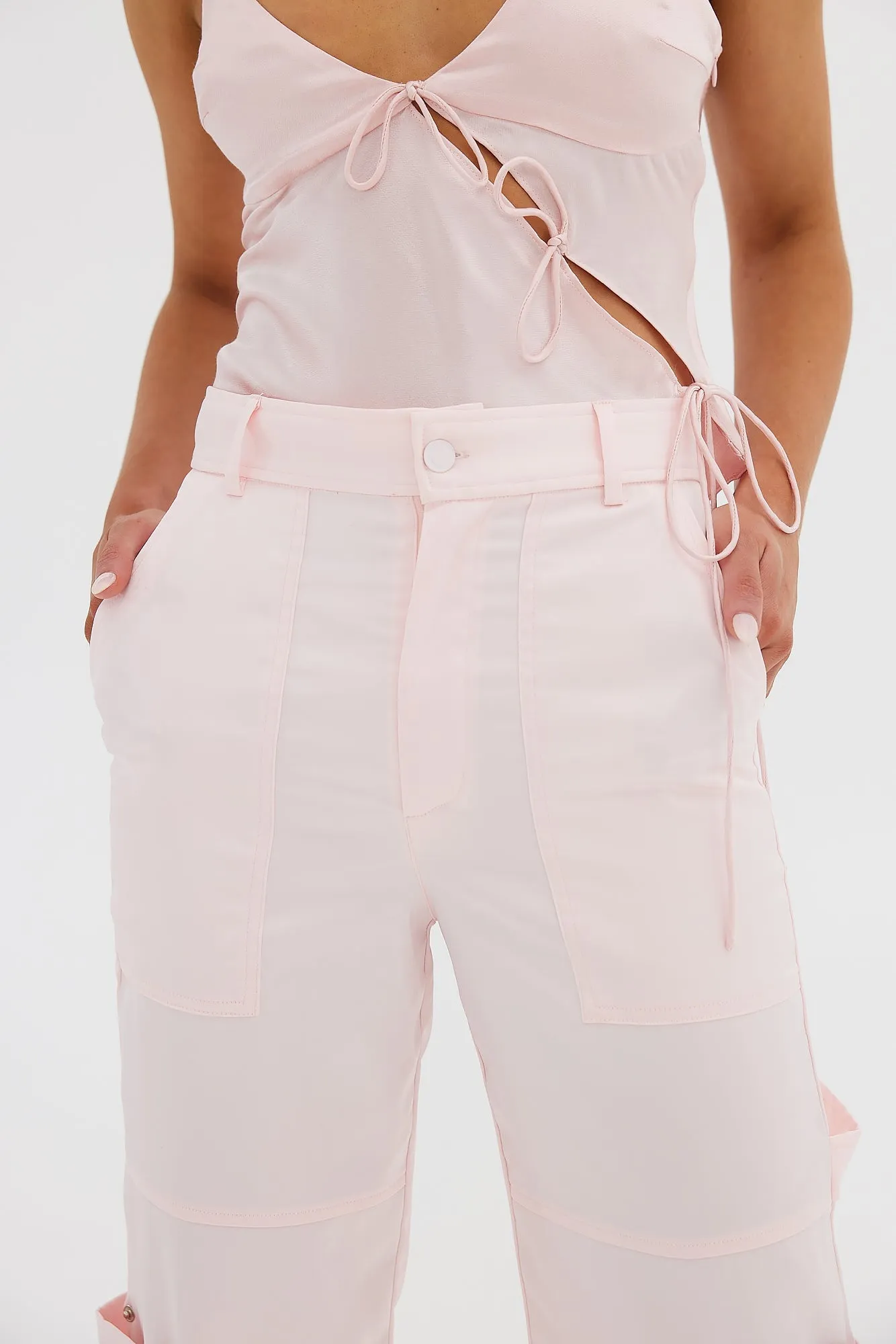 Lara Cargo Pant - Pink