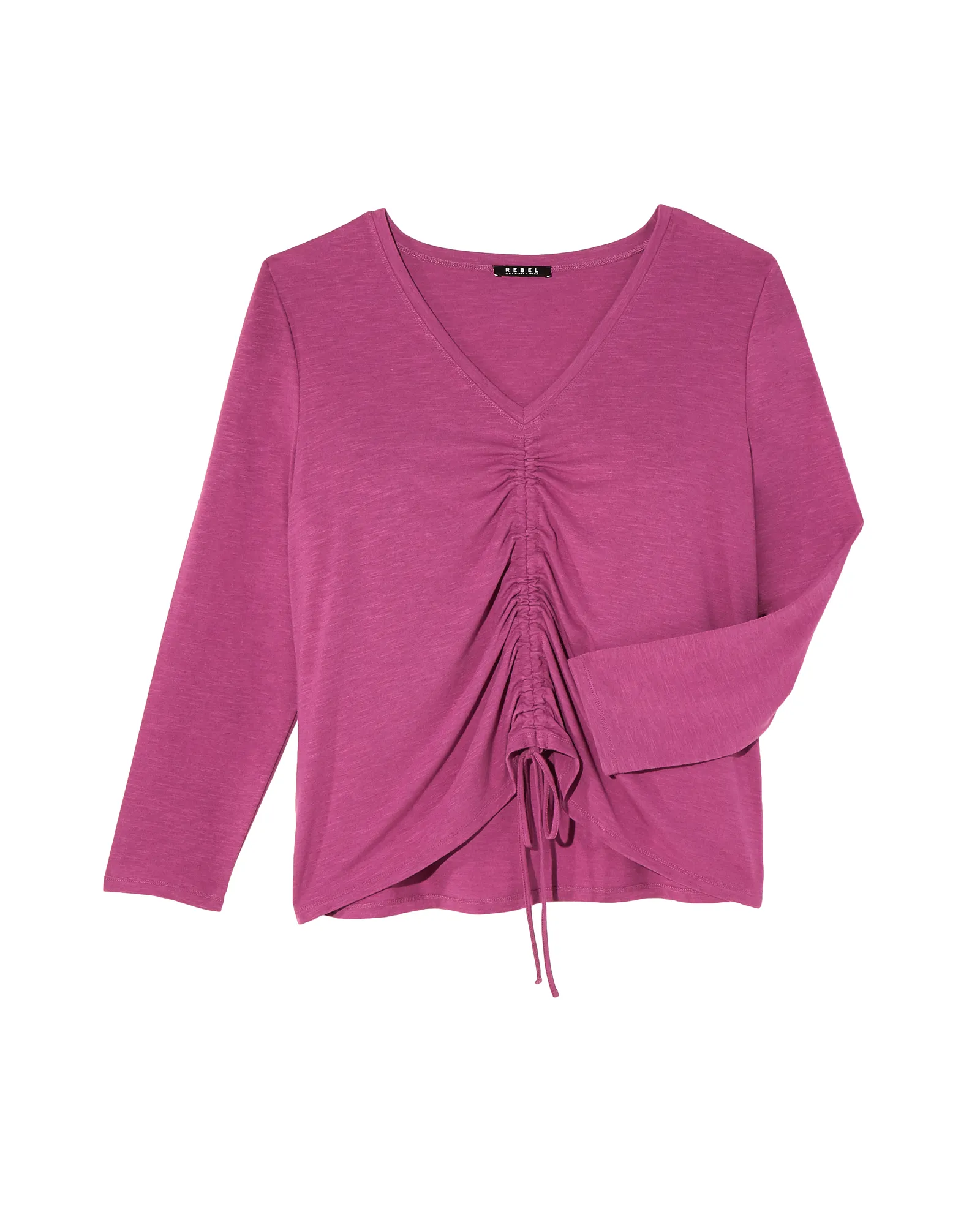 Laurel Rouched Top | Magenta