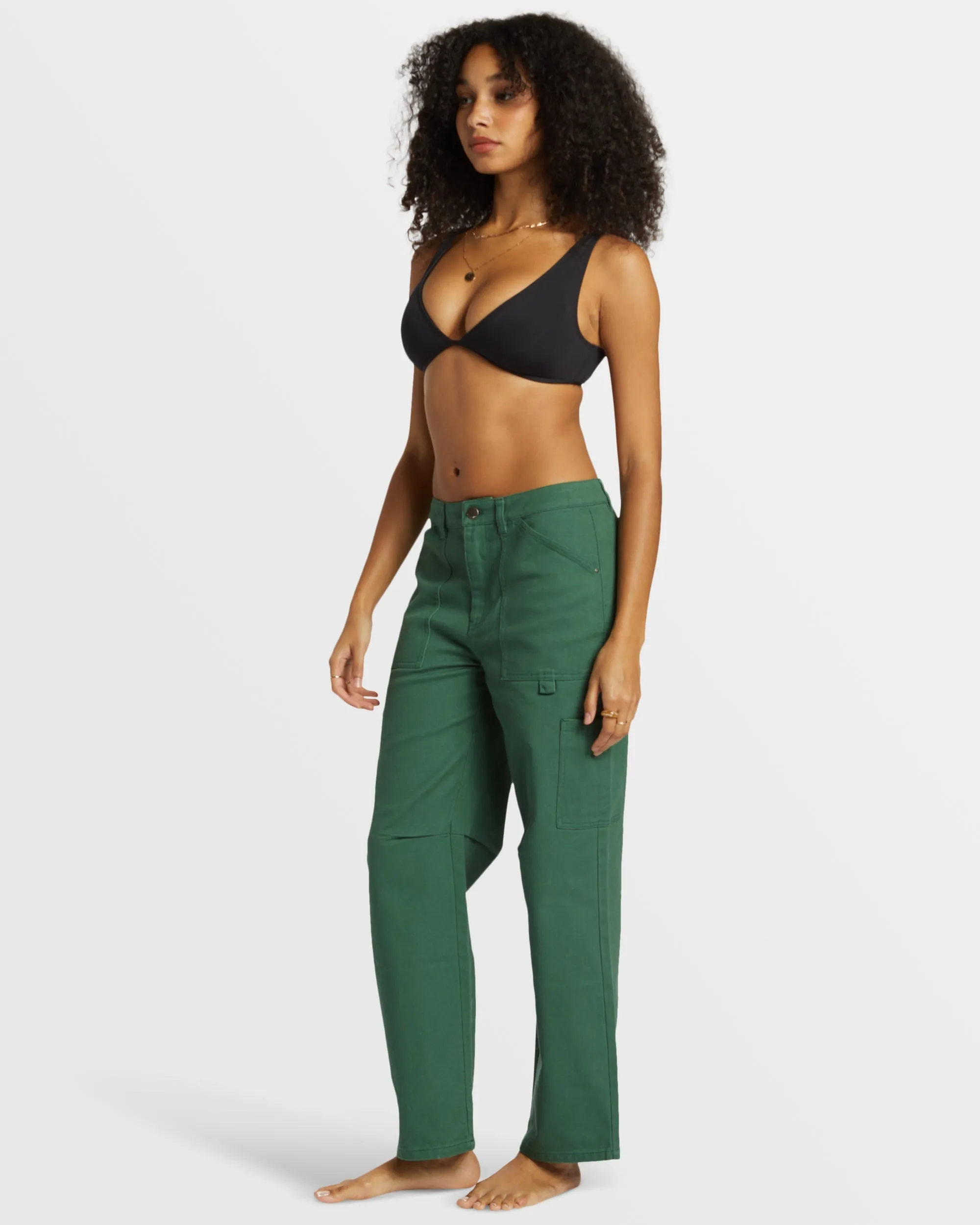 Leia Cargo Pants - Emerald Bay