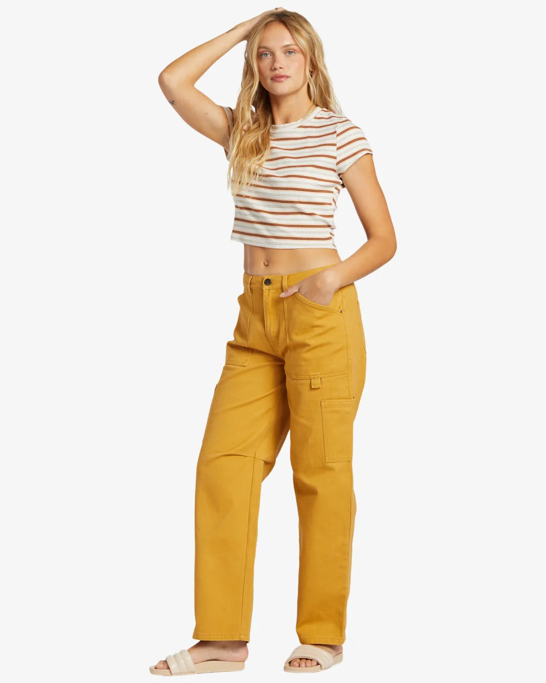 Leia Cargo Pants - Wild Honey