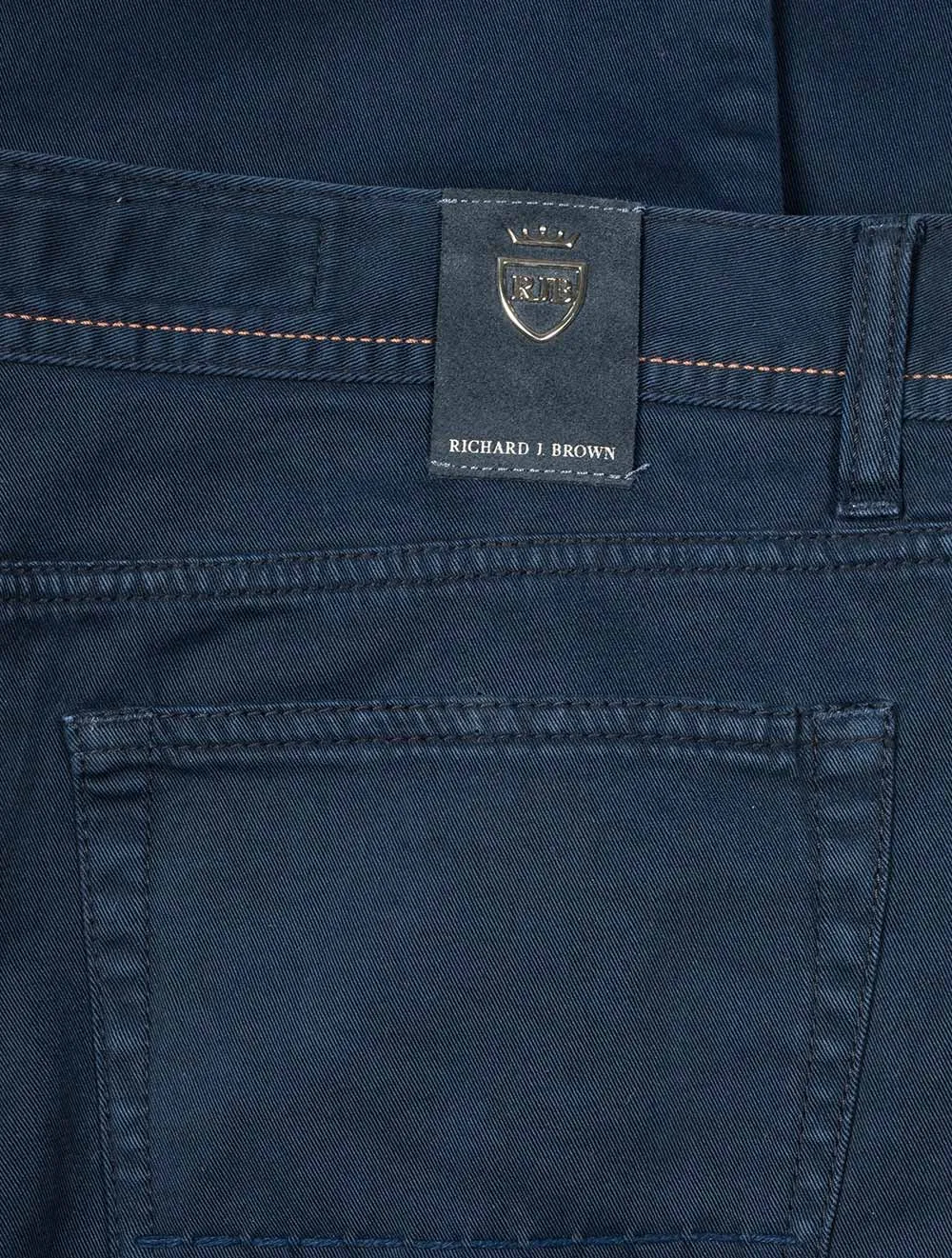 Luxury Denim Cashmere Jeans Navy