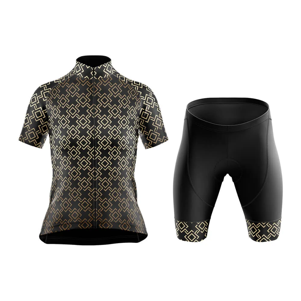 Luxury (V10) (Black) Club Cycling Kit