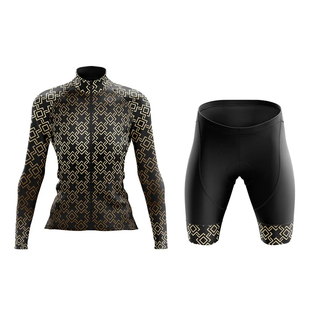 Luxury (V10) (Black) Club Cycling Kit