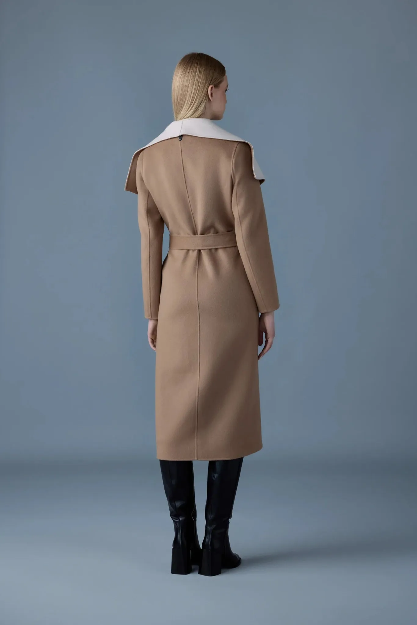 MACKAGE MAI-CN - Double-Face Wool Wrap Coat