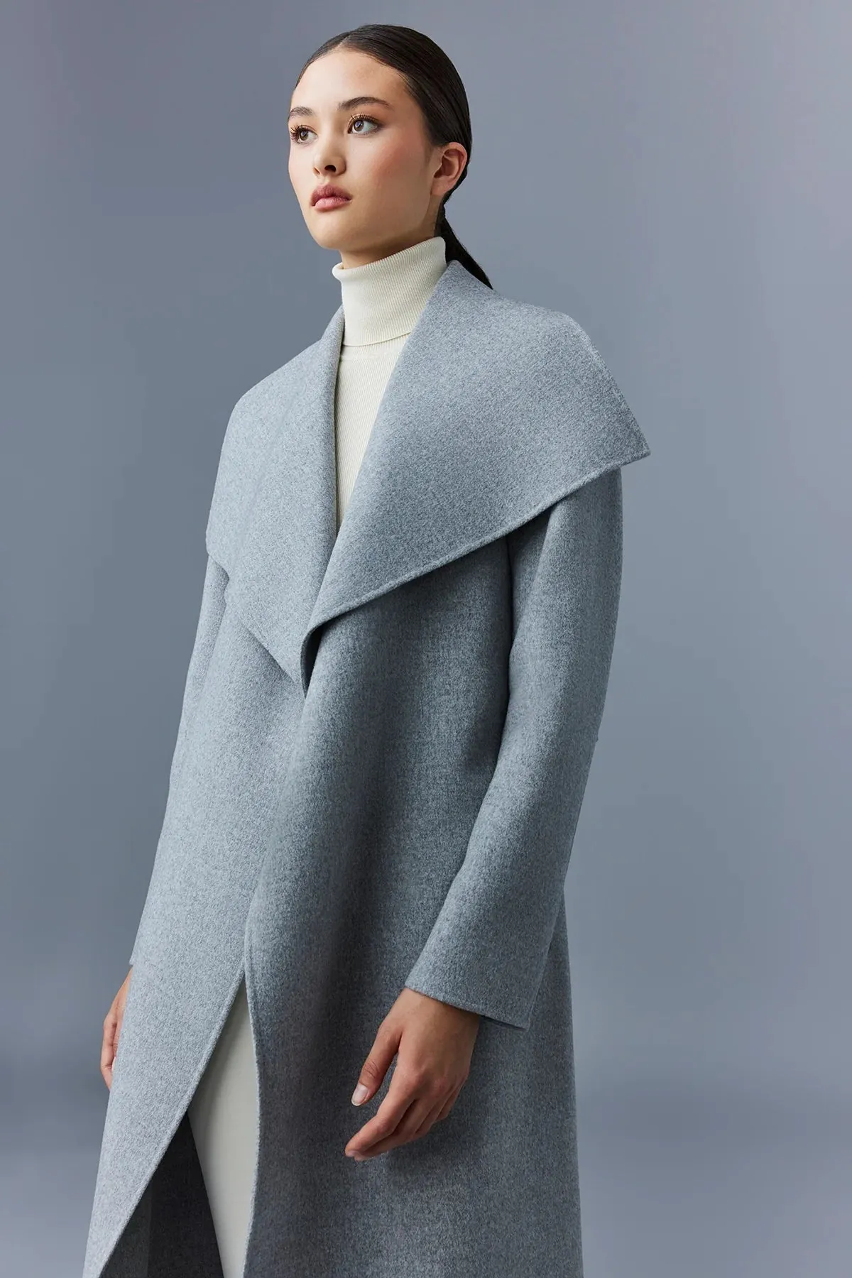 MACKAGE MAI-CN - Double-Face Wool Wrap Coat