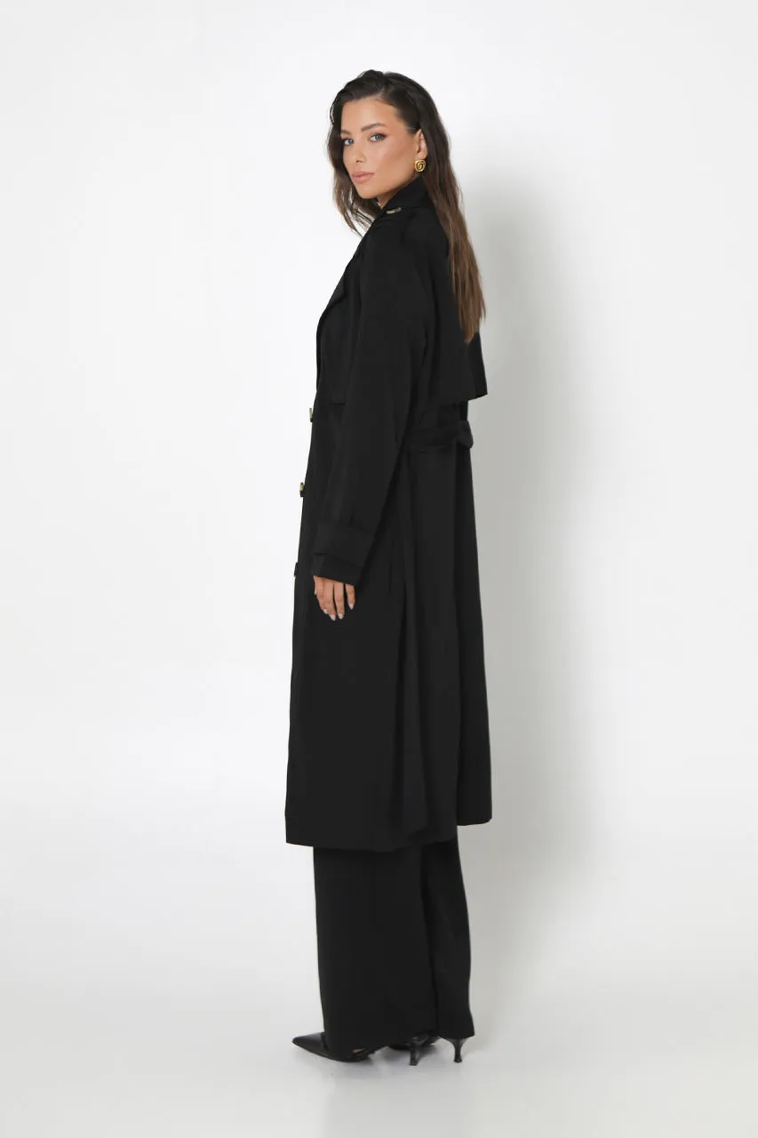 Marissa Trench Coat | Black