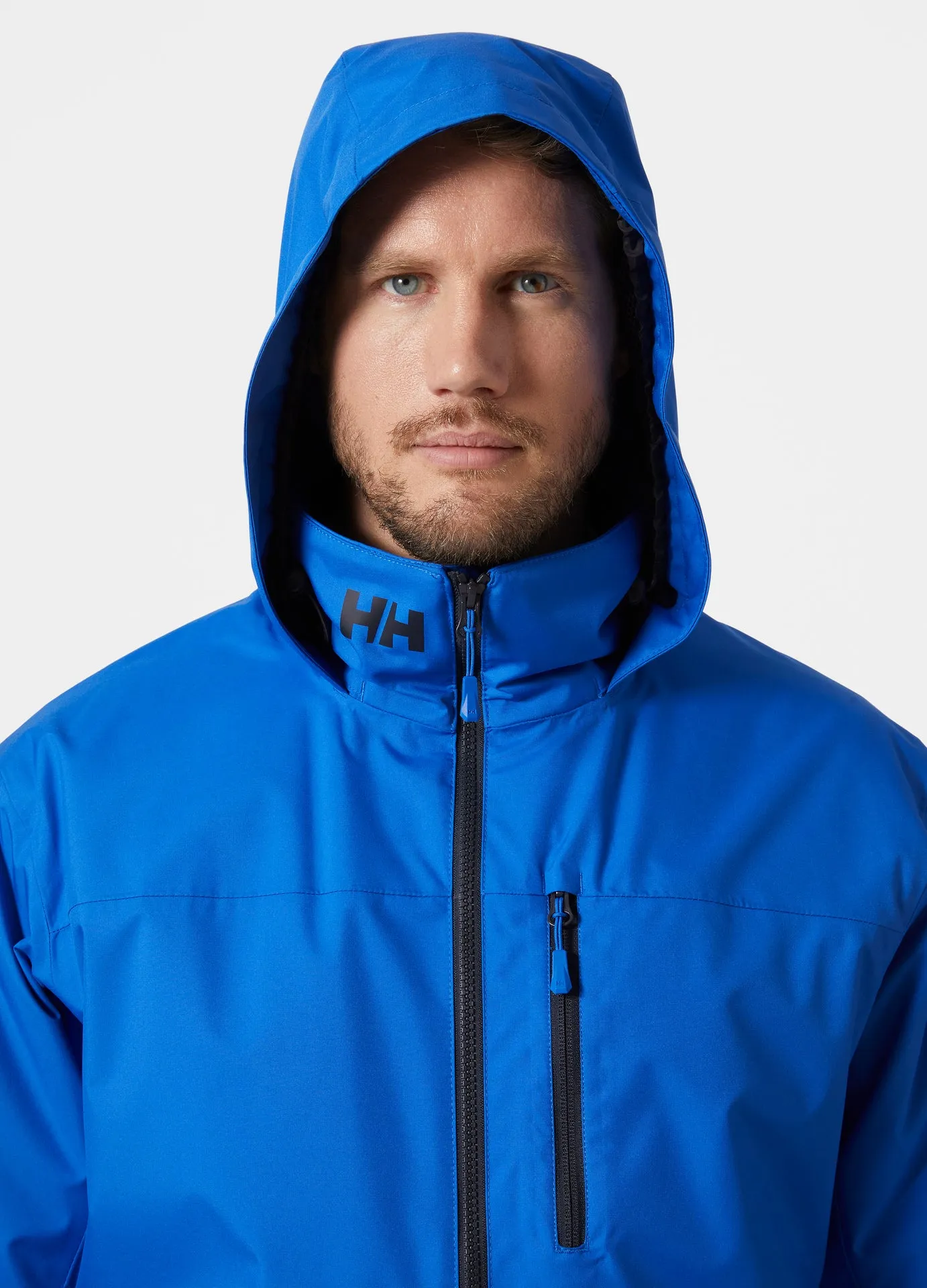 MEN'S CREW HOODED MIDLAYER JACKET 2 - COBALT 2.0