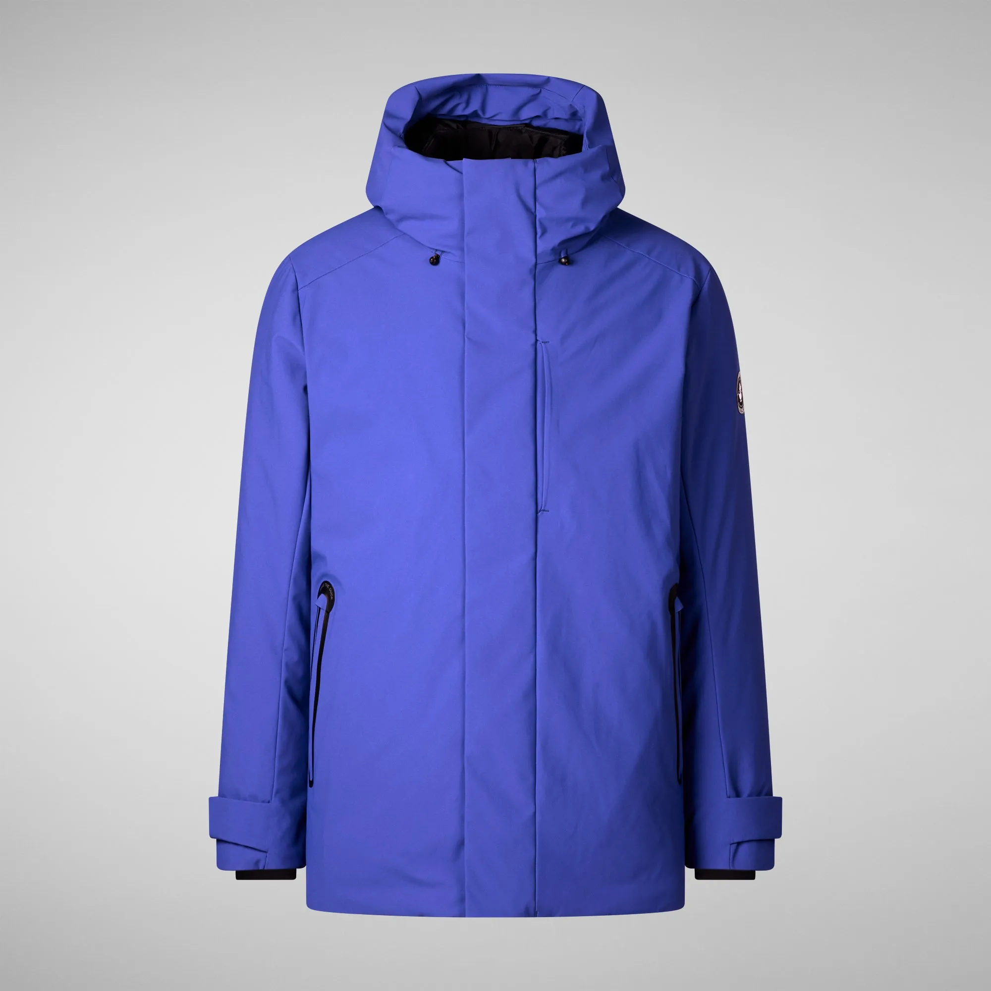 Men's  hooded parka Wilder in GENTIAN BLUE