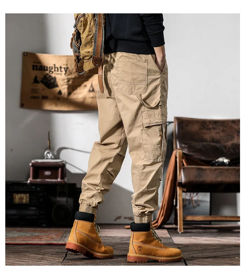 Men's Marden Overalls Tactical Military Wind Casual Pants