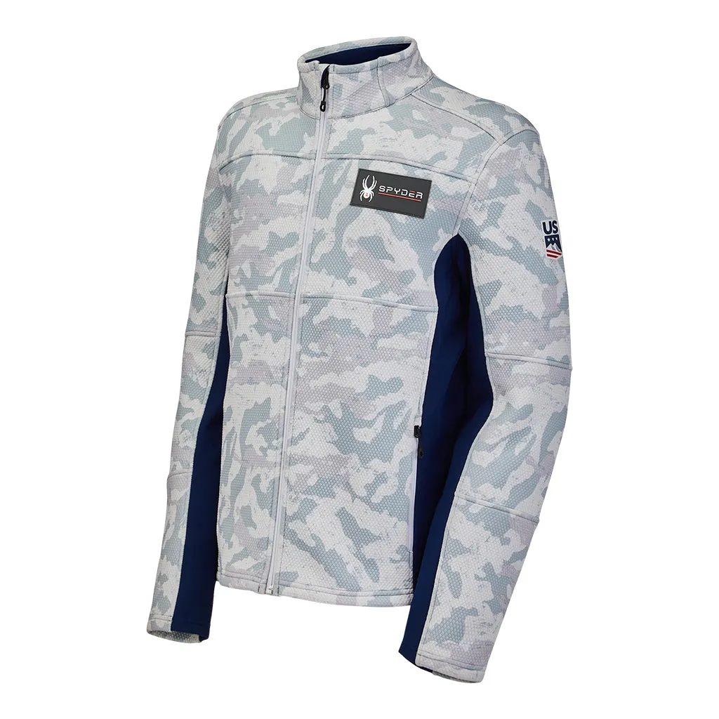 Mens National Encore Full Zip - Snow Camo (2021)