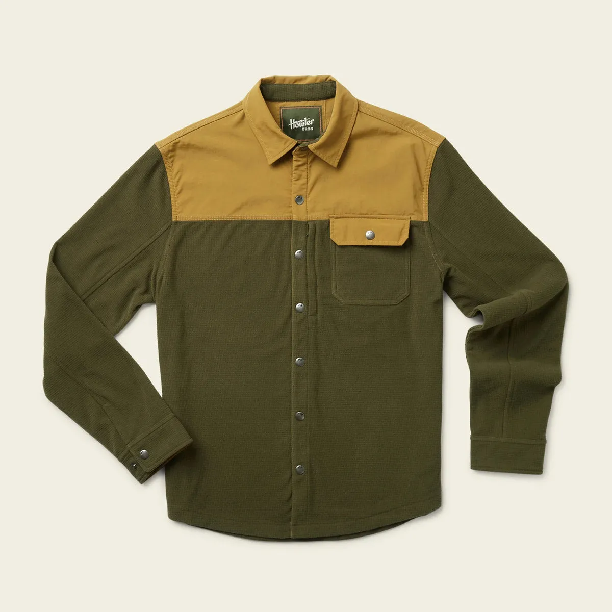 Men's Vapors Grid Fleece Overshirt