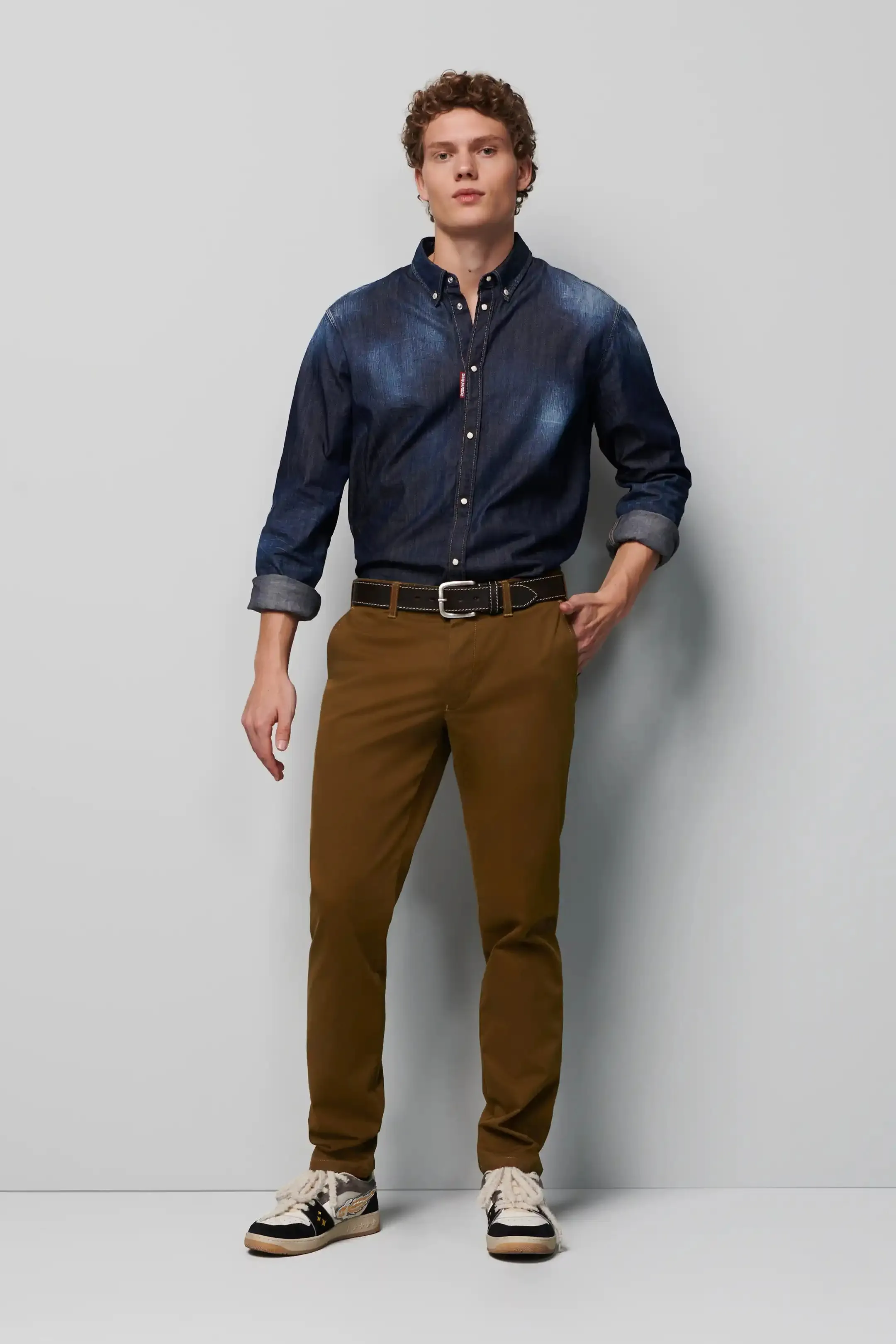 MEYER M5 Jeans - 6001 Soft Stretch Cotton Chinos - Caramel