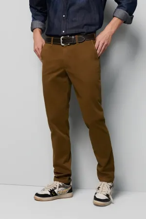 MEYER M5 Jeans - 6001 Soft Stretch Cotton Chinos - Caramel