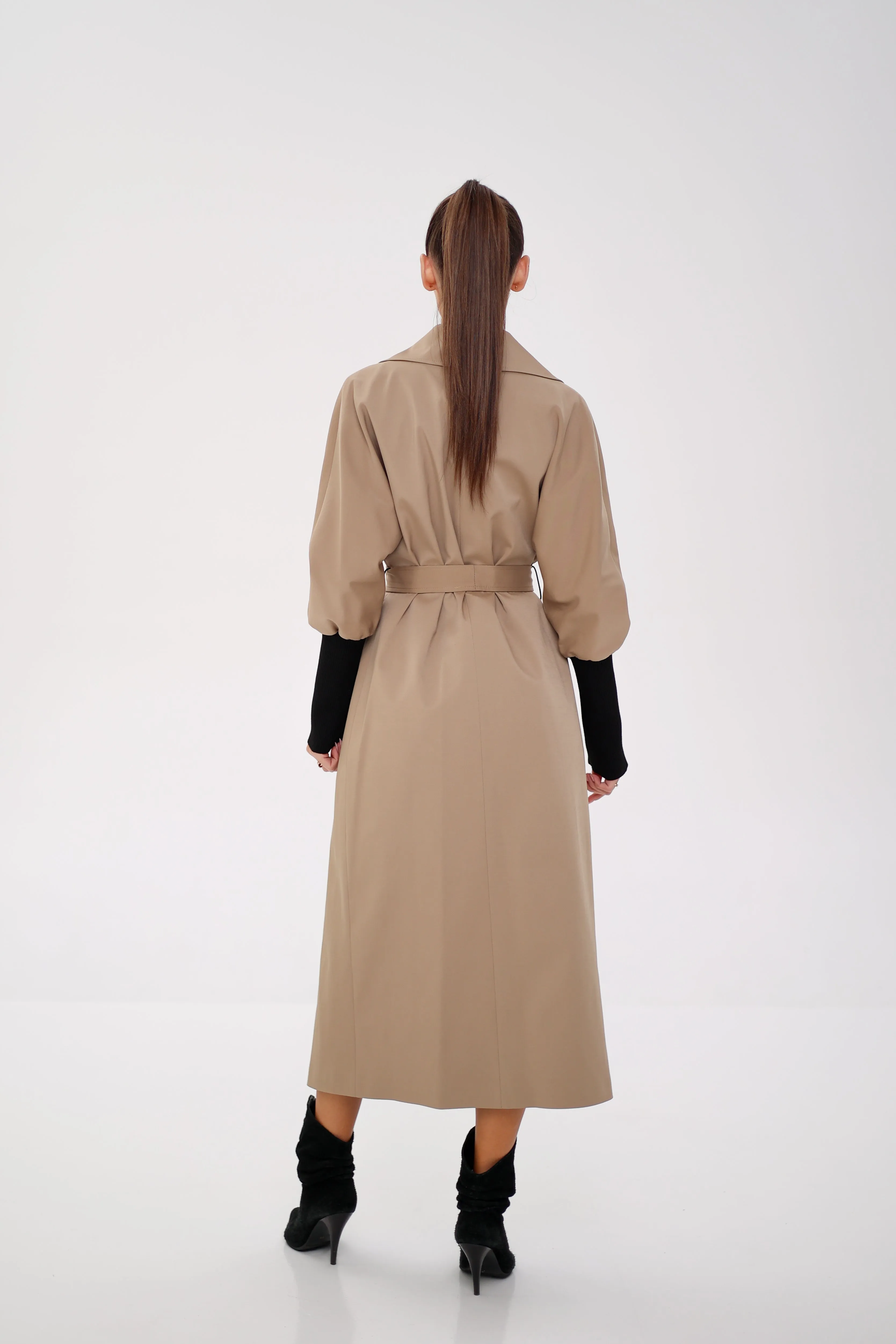 Miru Trench Coat in Camel