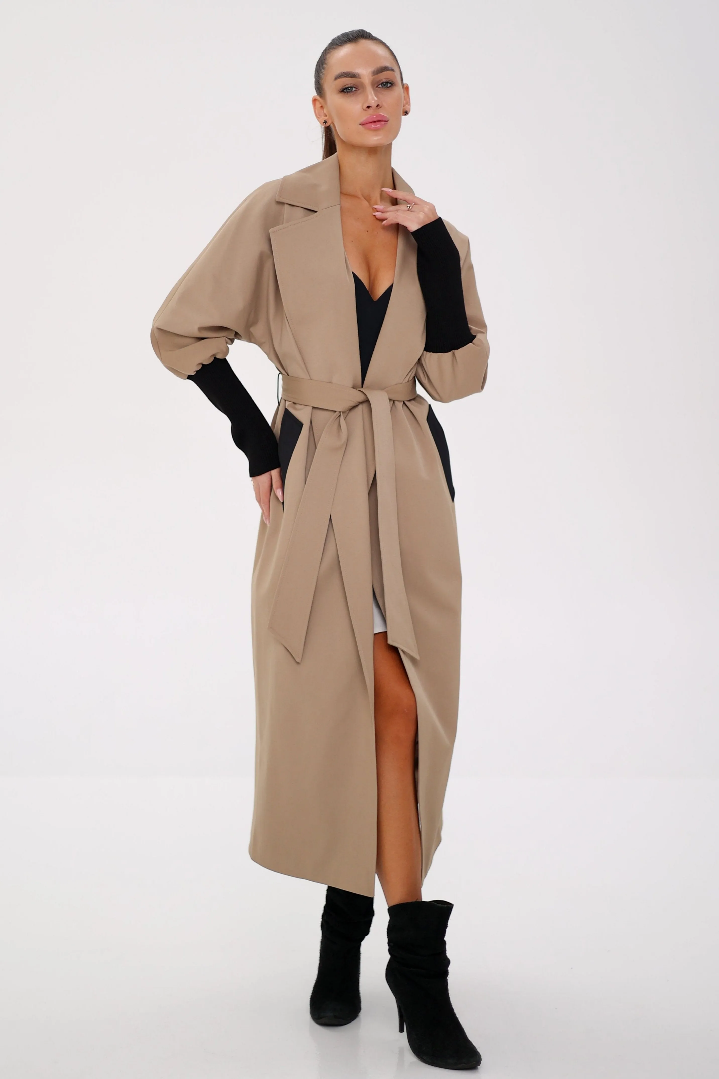 Miru Trench Coat in Camel