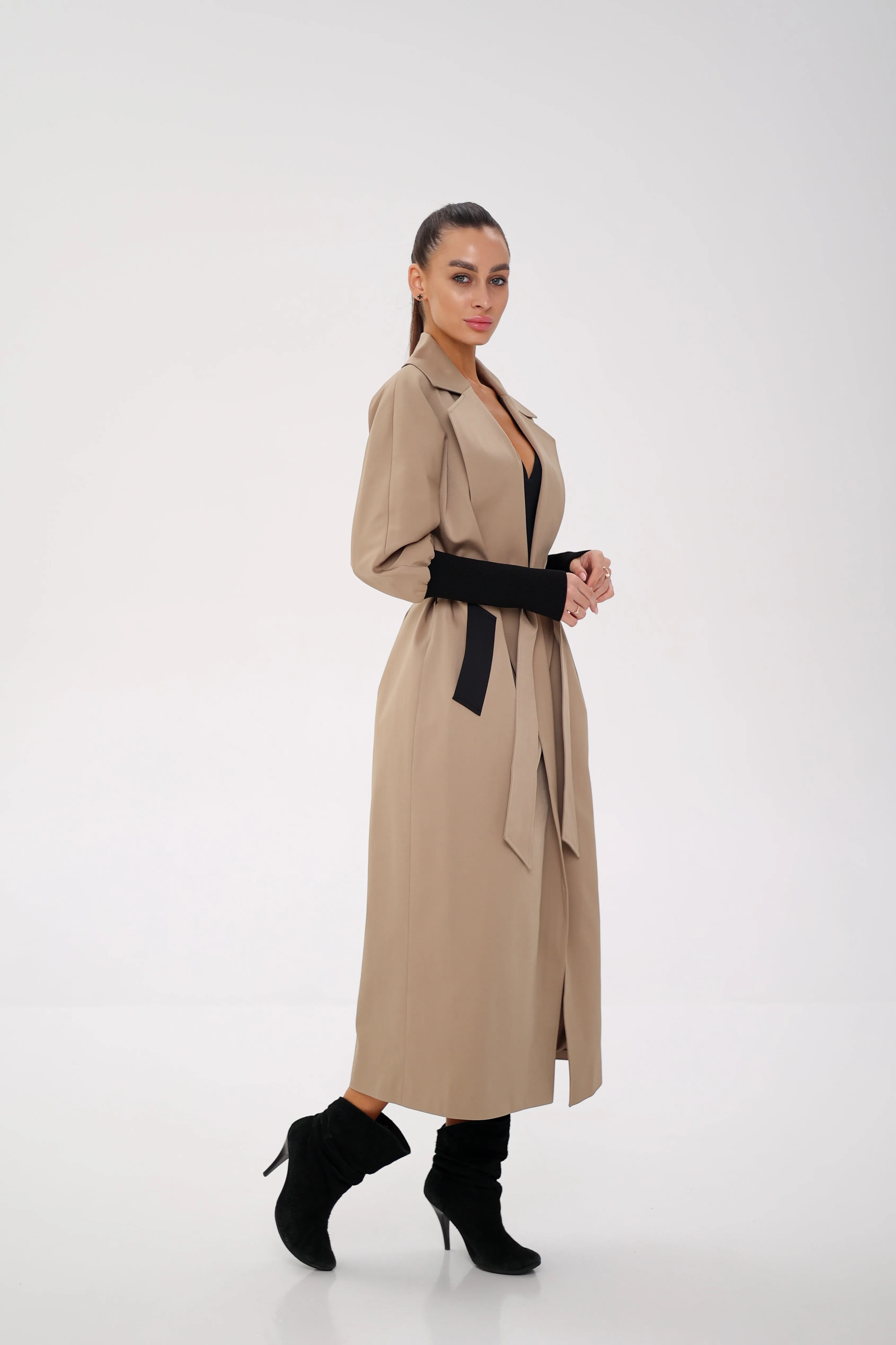 Miru Trench Coat in Camel