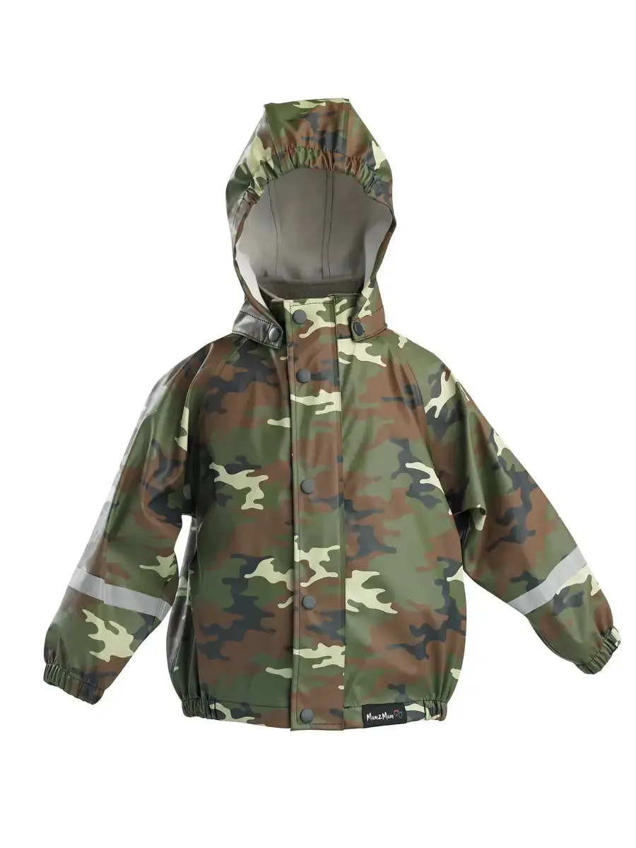 Mum2Mum Rainwear Jacket - CAMO GREEN