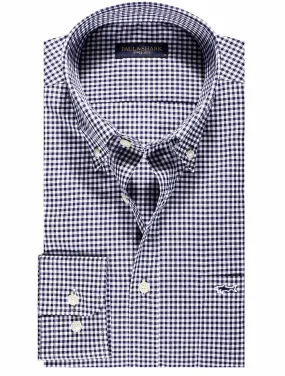 Navy Gingham Check Shirt Navy